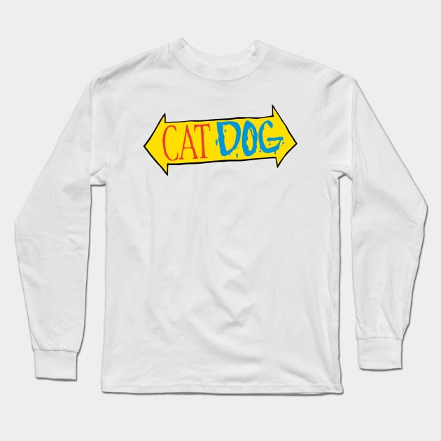 catdog Long Sleeve T-Shirt by arianarestrepo